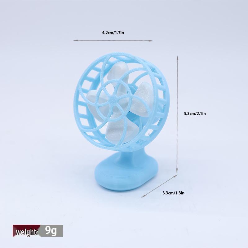 1:12 Миниатюрных Электрических Вентиляторов для Кукольного Домика - DIY Сцена для Игрового Домика Мебель Украшение