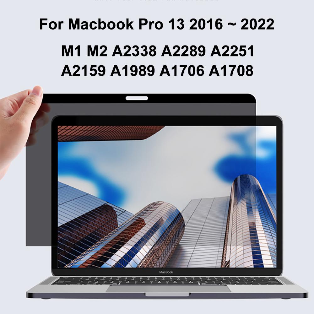 Магнитная пленка-защита экрана от подглядывания для Macbook Air 13 15 M2 M3 M4 M5 Pro 14 16 NEO Анти-пип Анти-шпион Фильтр конфиденциальности 4