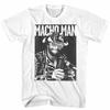 Macho Man White Adult T-Shirt