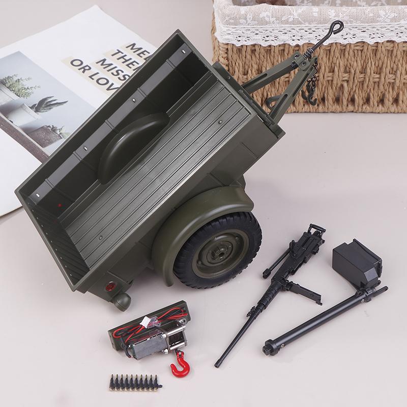 Jjrc C8815 Запчасти для апгрейда Прицеп Солдат Лебедка Пулемет Масляная бочка Оригинальные аксессуары для C8815 Радиоуправляемая машина Аксессуары для апгрейда