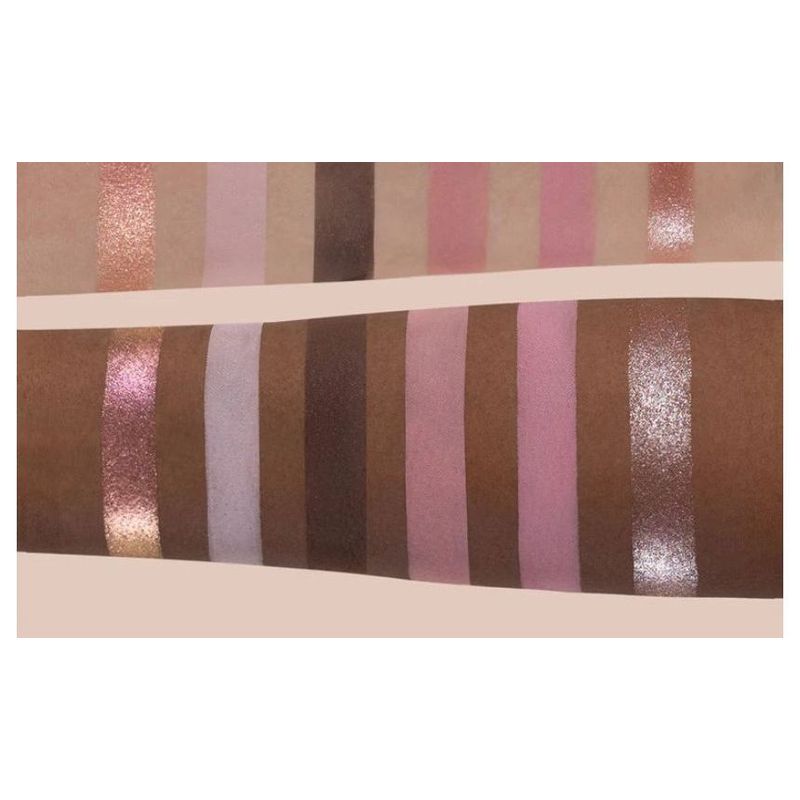 Flower Knows - Палетка теней для век из 6 оттенков - №03 Розовый лебедь