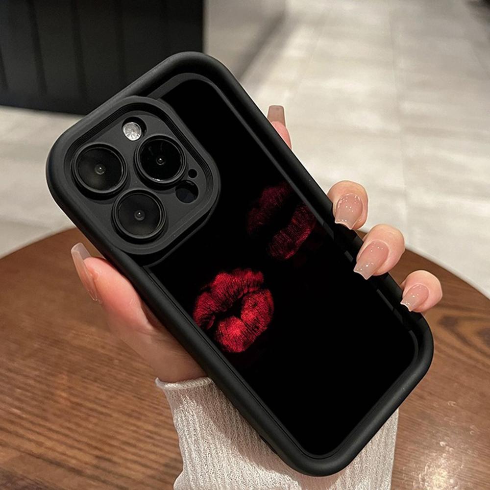LZ22 Lips Kiss Digital Design силиконовый чехол для телефона Xiaomi 11 Lite 5G 14T Redmi 14C 13C A3 Note 12 11 9 10 13 Pro Plus противоударный задний чехол