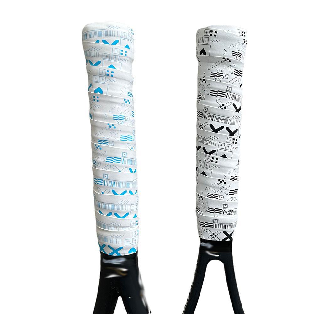 Matte Printed Sweatband Colorful Tennis Badminton Tennis Sweatband Grip Anti Slip Glue, T1I7