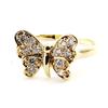Gold Plated 'Butterflies' Ring