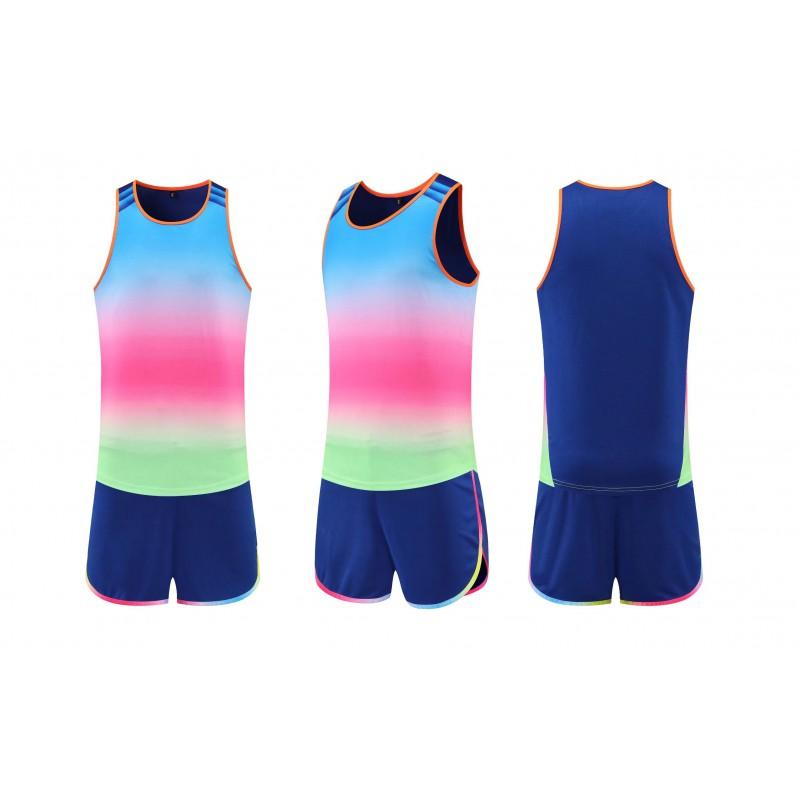 Track Field Training Suit Men Women Student Running Jersey Tank Top Sports Competition Wear