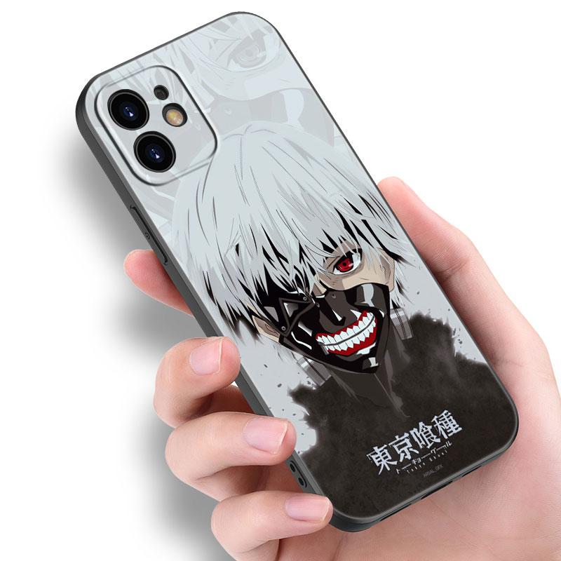 Чехол для телефона с изображением аниме «Токийский гуль» для Apple iPhone 14 13 12 Mini 11 Pro Max 7 8 XR X XS 7 8 Plus SE 2020 2022, черный мягкий чехол