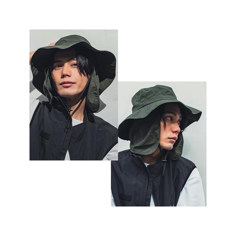 Kiu Protect Hat - Waterproof, Water-repellent, Breathable, UV-cut, Sunshade, Chin Strap, Sun