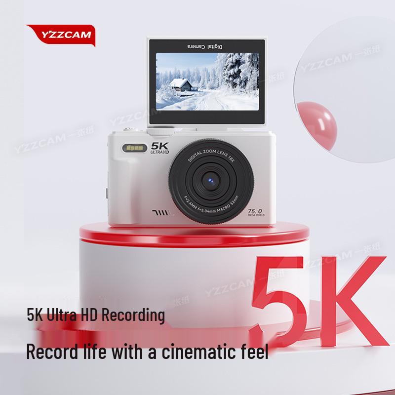 High-Definition Retro Mirrorless Camera for Students and Travel - Entry-Level, Perfect for Girls