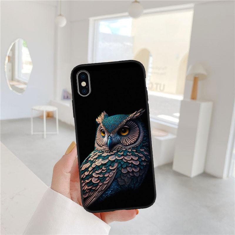 IX5 Мультяшное Искусство Сова Новый Роскошный Чехол для Телефона для Huawei P Smart S Z Y5P Y6P Y7A Y8P Y8S Y9A Y9S P10 P20 P30 Lite Pro