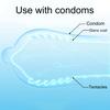 Penis Ring Granular Barbed Sexual Stimulation Translucent Delay Ejaculation Lock Ring for Male