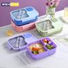 Portable Sealed Layered Lunch Box Microwave Cartoon Students Special Canteen Food Storage Office Staff Fruit Food Containers