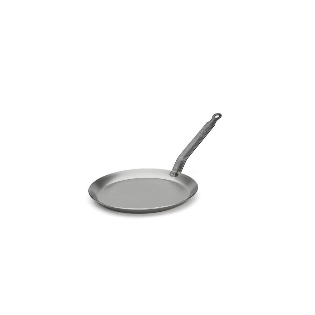 DE BUYER Iron Crepe Pan with Handle, 22cm, 5120-22