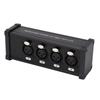 XLR Cable Box Extender 4 Channel Female Lighting Conversion Digital Multi Network XLR Cable Box