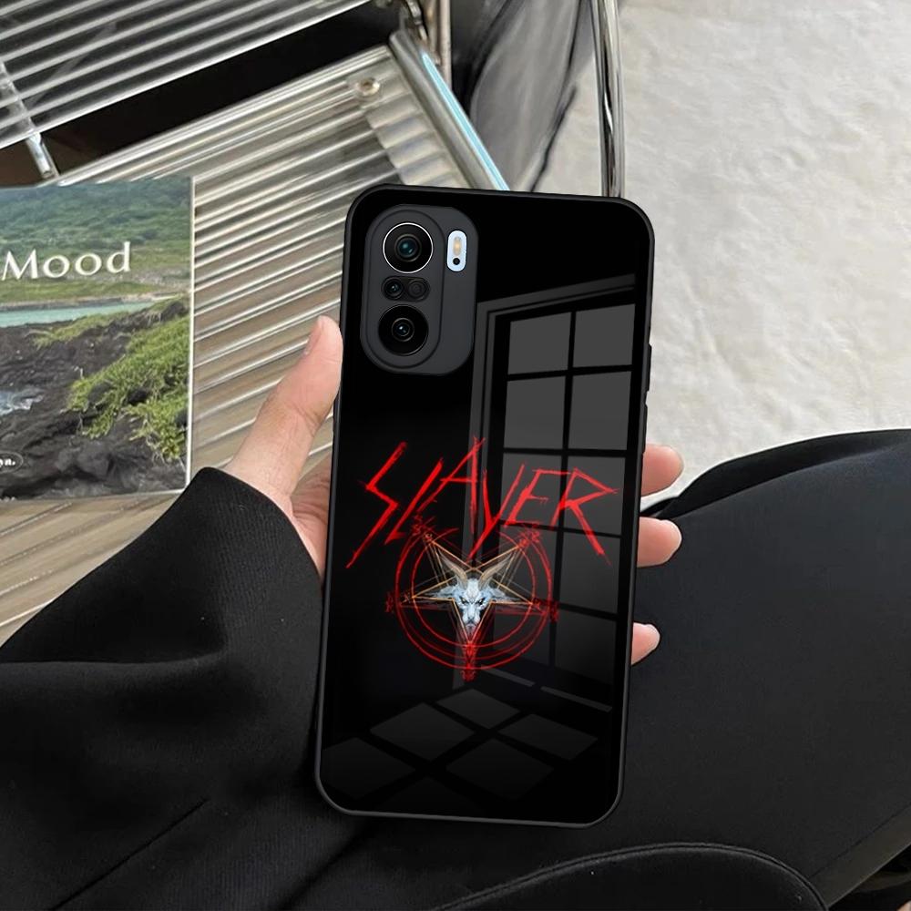 Чехол для телефона Slayer Heavy Metal Rock Band для Xiaomi Redmi Note 14 13 12 11 Ultra Pro Lite 5G закаленное стекло