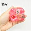 Christmas Sensory Cube Toys Stress Relief Toy, Clear Squeeze with 3D Snowman, Adults Relaxation Aid Santa Claus, Gingerbread, Xmas Tree, Hand