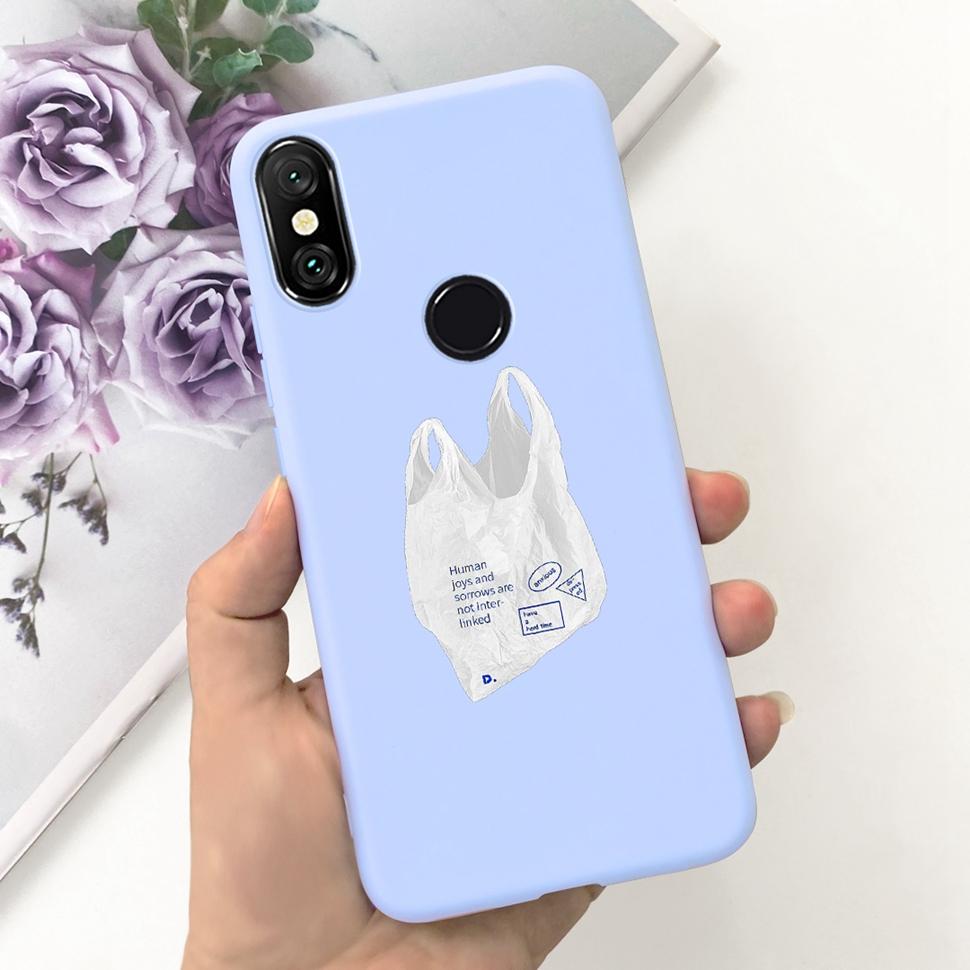 Для Xiaomi Mi A2 Lite (Редми 6 Про) Чехол Новый Модный Мягкий Тонкий Чехол для Телефона Для Xiaomi MiA2 Lite Redmi6 Pro Полностью Задняя Крышка