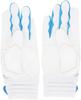 adidas Baseball Batting Size Blue JM LBG904A Gloves, 41, Junior, White/Sky (1122),