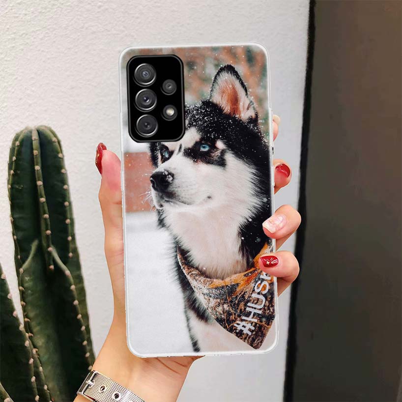 Siberian Husky Dog For Samsung Galaxy A16 A15 A14 A13 A56 A55 A54 A53 Phone Case A36 A35 A34 A33 A26 A25 A24 A23 A05S A04S A03S