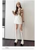 Korean Style Petite High-Waist Corduroy A-Line Skirt: Black Slimming Midi & Mini Skirt for Autumn/Winter