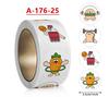 500Pcs Rolls  Kids Lnspirational Stickers Cute Animal Stickers Reward Stickers Kids Stickers Wholesale Self-Adhesive Labels