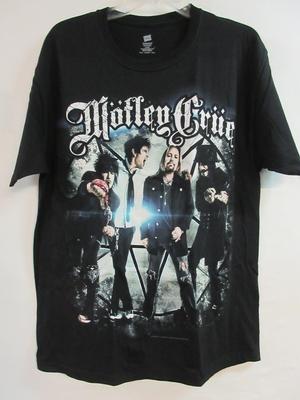 ОФИЦИАЛЬНЫЙ МЕРЧ MOTLEY CRUE 2012 СТОЯЩИЙ ГРУППА КОНЦЕРТ МУЗЫКА БОЛЬШАЯ Унисекс Футболка