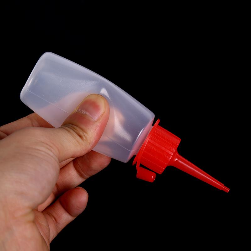 60Ml Plastic Clear Squeeze Bottle With Tip Cap For Crafts Art Glue Refillable