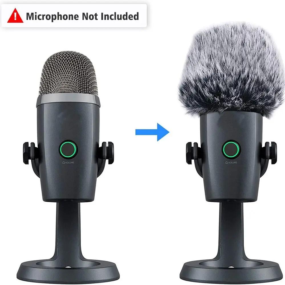 Durable Cover For Blue Yeti Microphone Windscreen Fur Windshield Mic Filter Mask Mic Wind Muff For Blue |Yeti