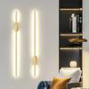 Modern Linear Wall Lamp Led Bedroom Bedside Lamps Home Decor Sconce Apply Office Kitchen Fixture Decoration Small Night Light