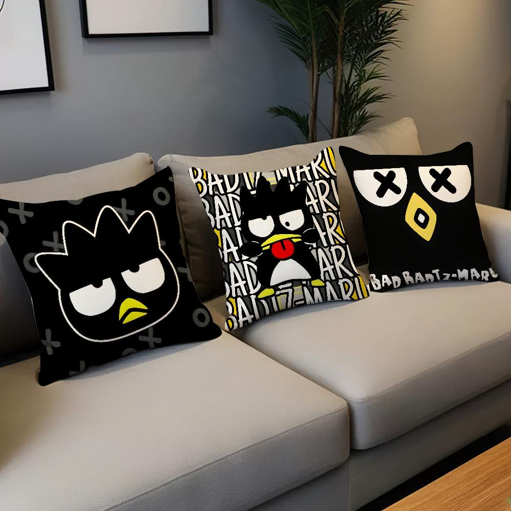 BAD Comfortable Soft Pillow Case B-BADTZ for Sofa Living Room Home Decor Protective MARU Cover Cartoon Without PillowInsert