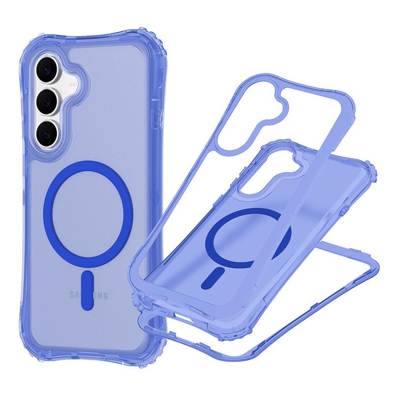 New Phone Case for Samsung S25FE Three in One Skin Sensitive Magnetic Phone Case