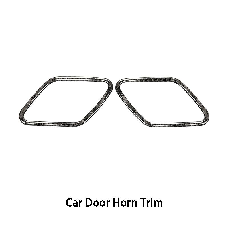 Углеродное волокно, центр управления, воздуховыпускное отверстие, внутренняя отделка, наклейка, украшение, стильные аксессуары для автомобиля Volkswagen Golf 7