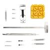 14pcs Watch Repair Tool Kit Watch Hammer Watch Strap Adjuster Removal Tool Set