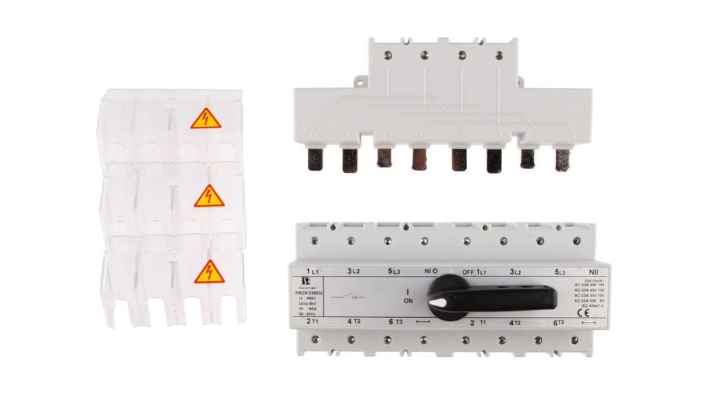 Network-Generator Switch 160A 3P+N (N Pole Unswitched) Przk-3160Nw02