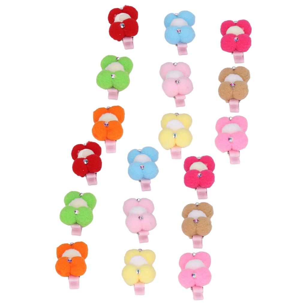 18 шт. банты для волос для собак, милые стильные привлекательные компактные заколки для домашних животных, кошки, собаки