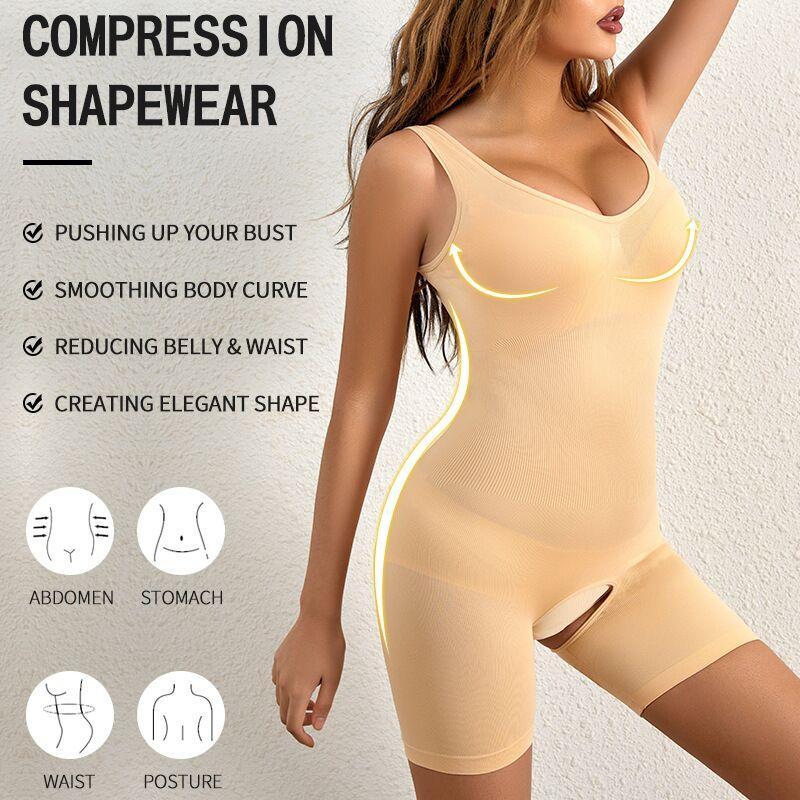 Women Body Shaper Belly Corset Bodysuit Seamless Slimming Abdomen Pants Women's Binders and Shapers