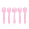 50 шт./компл. одноразовые пластиковые ложки вилки для торта мороженого салата фруктового десерта супа чая кофе вечеринки выпечки магазина принадлежностей