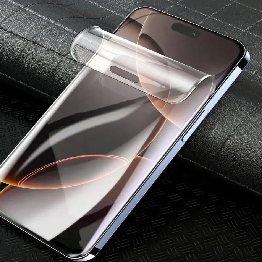 Для iPhone Air 13 12 14 15 16 17 Pro Max 13 12 11 Mini X XS Max XR 8 7 SE 2020 Наклейка на кнопку Прозрачная Гидрогелевая ТПУ Пленка Защитное стекло для экрана Рамочная пленка