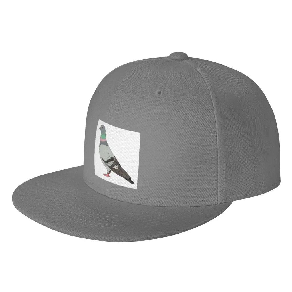 Pigeon Walk Black Background Baseball Caps Snapback Baseball Hats Breathable Casual Casquette for Unisexs And Womens