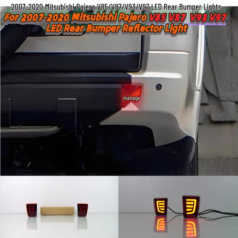 Светодиодные задние бамперные огни для Mitsubishi Pajero V85/V87/V93/V97 2007-2020