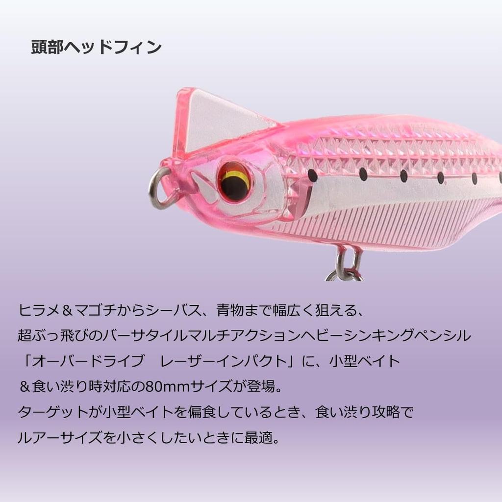 Daiwa Overdrive LI Max Laser Lure with Laser Impact 80S-LI