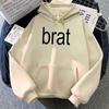 Charli XCX Brat Green Hoodies 2024 Альбом Графический Принт Толстовки Уличная Одежда Женские Рубашки Длинные Рукава Женщины Sudaderas
