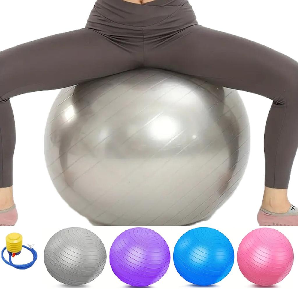 Fitness Ball Yoga Ball Various Sizes Suitable for Exercise Pregnancy Stability Explosion-proof Balance Ball with Fast Pump