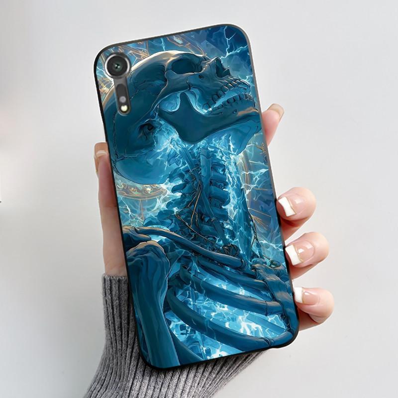 Чехол для Sony Xperia XZs XZ XR SOV35 602SO SO-03J Чехол Матовый Черный Мягкий Тонкий Чехол Эстетичный Роскошный Милый Крутой Мальчики Девочки Оболочка