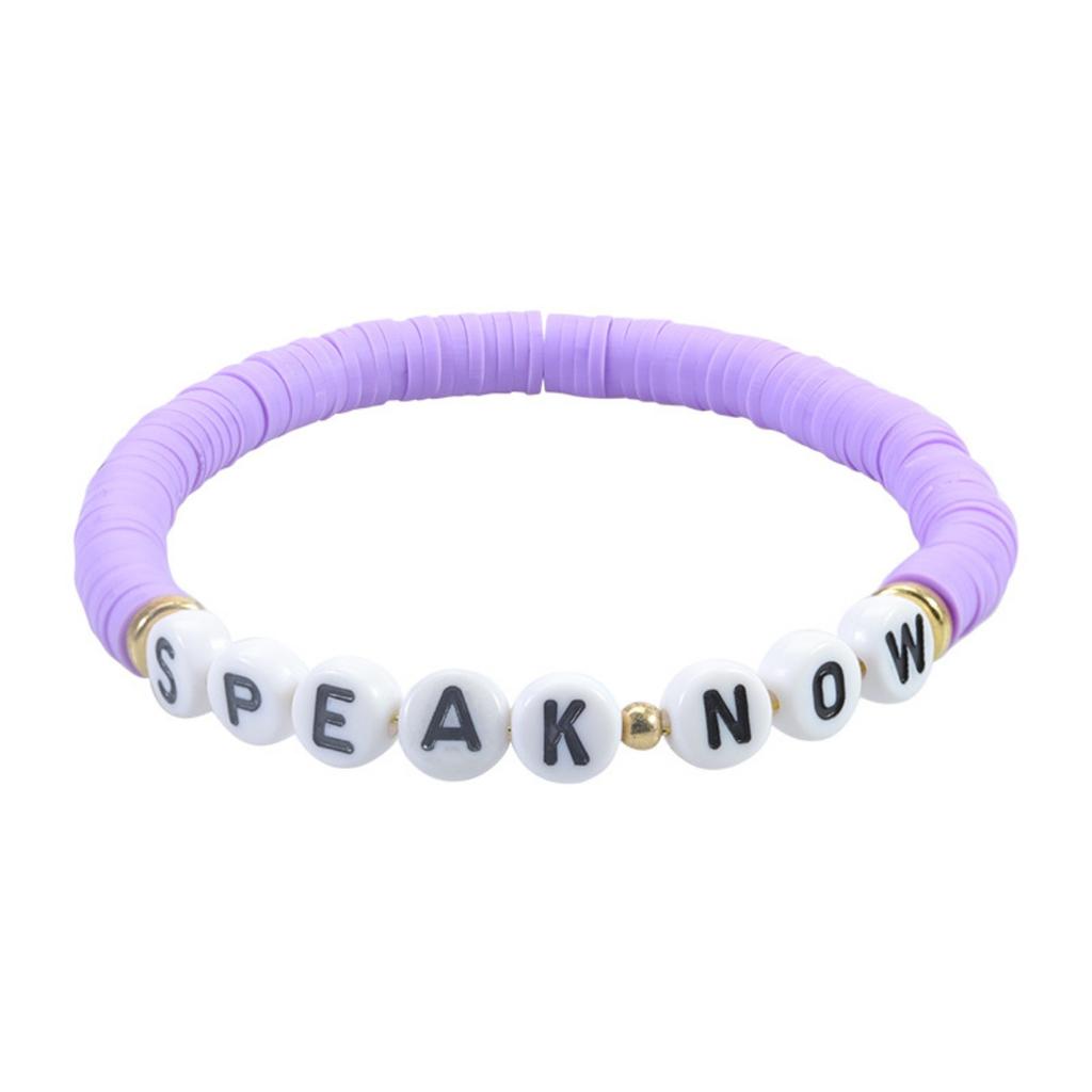 Буквенно-цифровой браслет 1989 года из мягкой керамики, цветные универсальные украшения