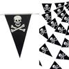 Birthday Skull Pennant Triangle Flags Halloween Pirate Banners