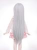 Linfairy 8-9 Inch 1/3 Size Doll Wig, Figure, BJD Long Wig (Silver)
