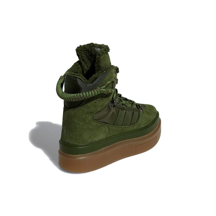 Ivy Park x adidas Super Sleek Boot Halls Of Ivy Женские кроссовки Зеленый Дикая сосна Фокус-олива GZ4454