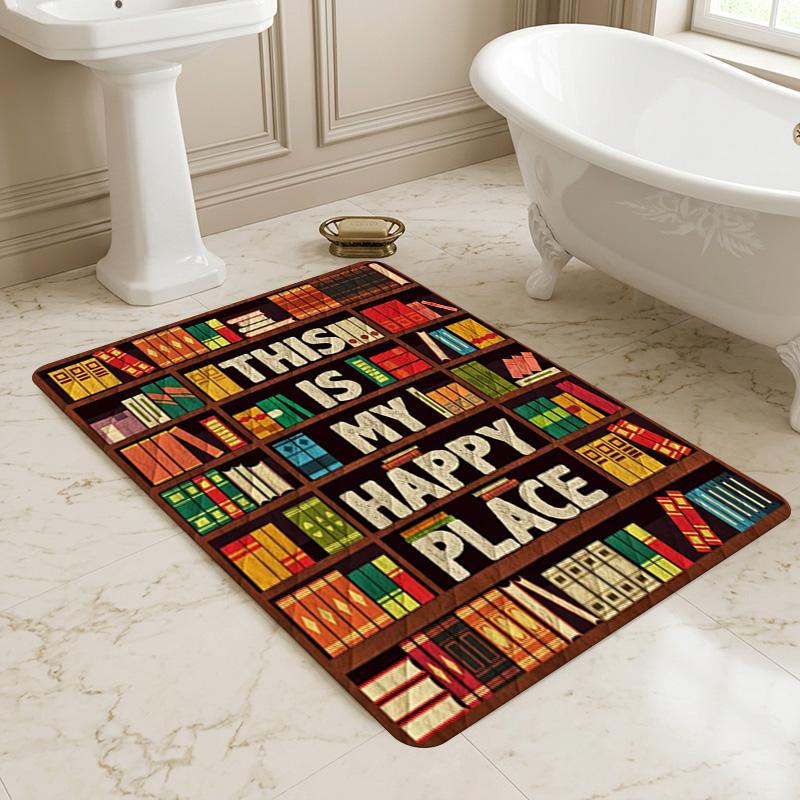 Library Haven Living Room Nonslip Area Rug Soft Carpet For Bedroom Game Playroom Sofa Office Home Decor Doormat Christmas Gift C9302181