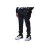 Kids  Knitted Sports Pants Solid Color Logo Print Fleece Sports Pants Kids Bottoms Black FB9488-010