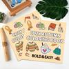Раскраска с мультяшными рисунками фруктов и еды, 40 страниц, для детей от 4 лет
